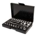 SATA ST09131SJ 25-Piece 1/4" Drive 6 Point Metric/SAE Pass-Thru Socket Set 1