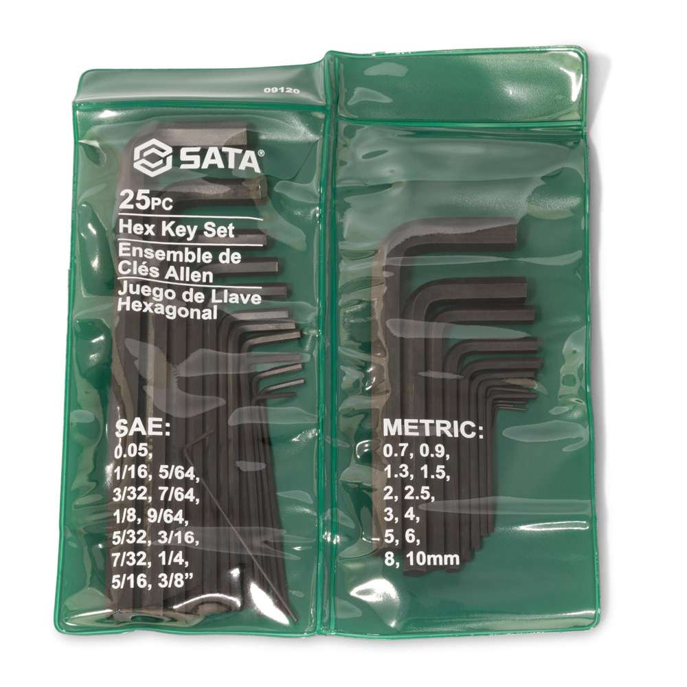 SATA ST09120SJ 25-Piece Metric/SAE Hex Key Set 3