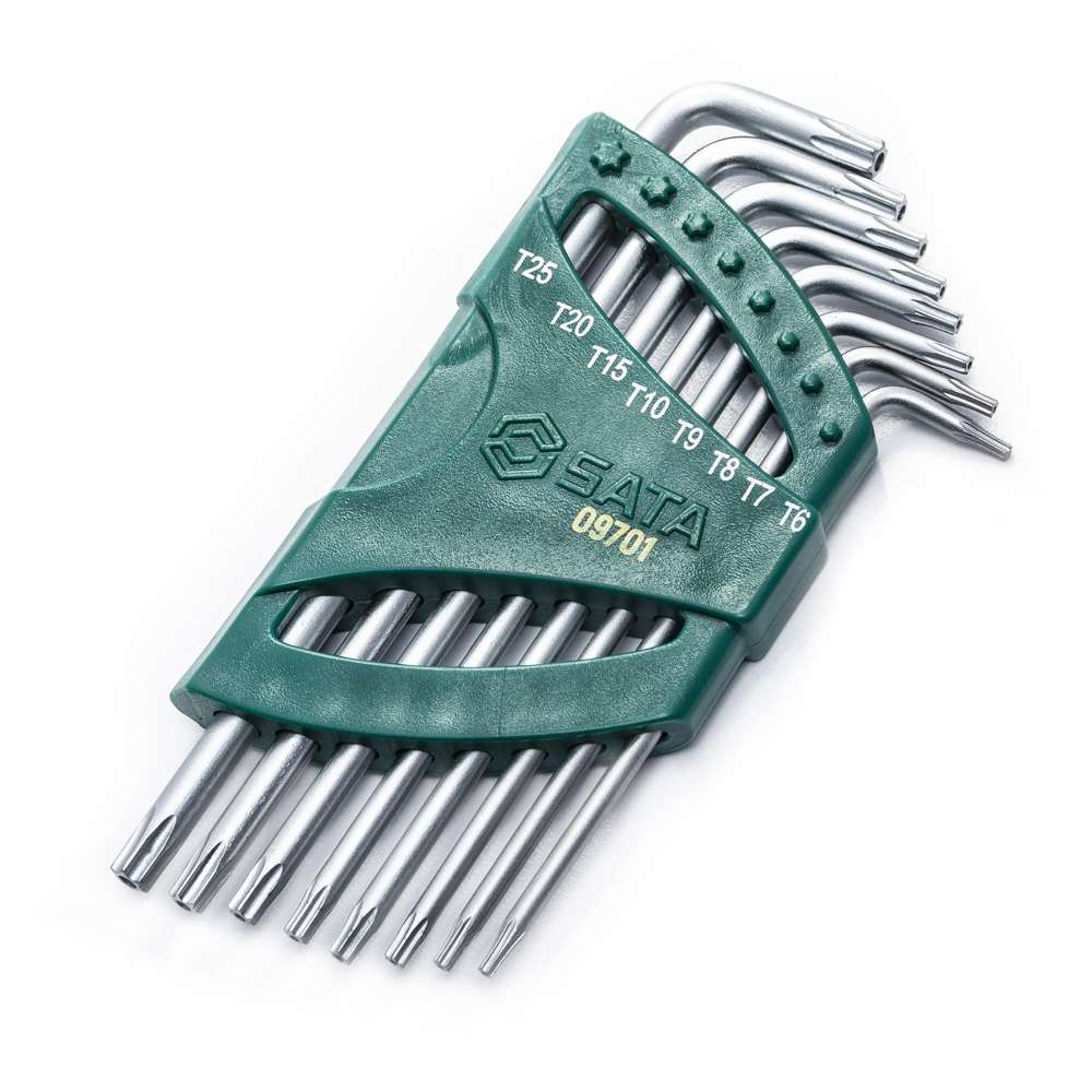 SATA GL09701 8-Piece Tamper-Proof Torx Key Set 1