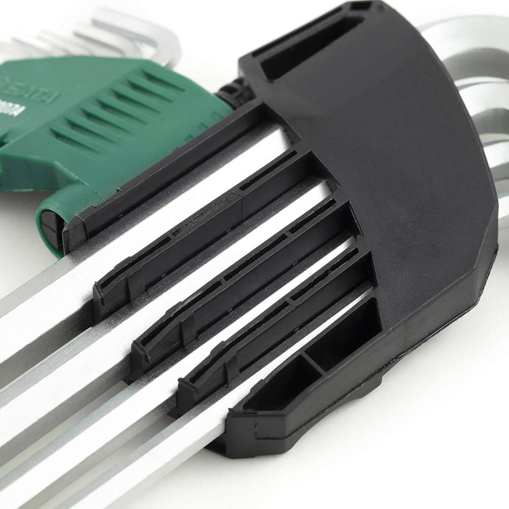 SATA GL09107A 9-Piece Metric Long Hex Key Set 1