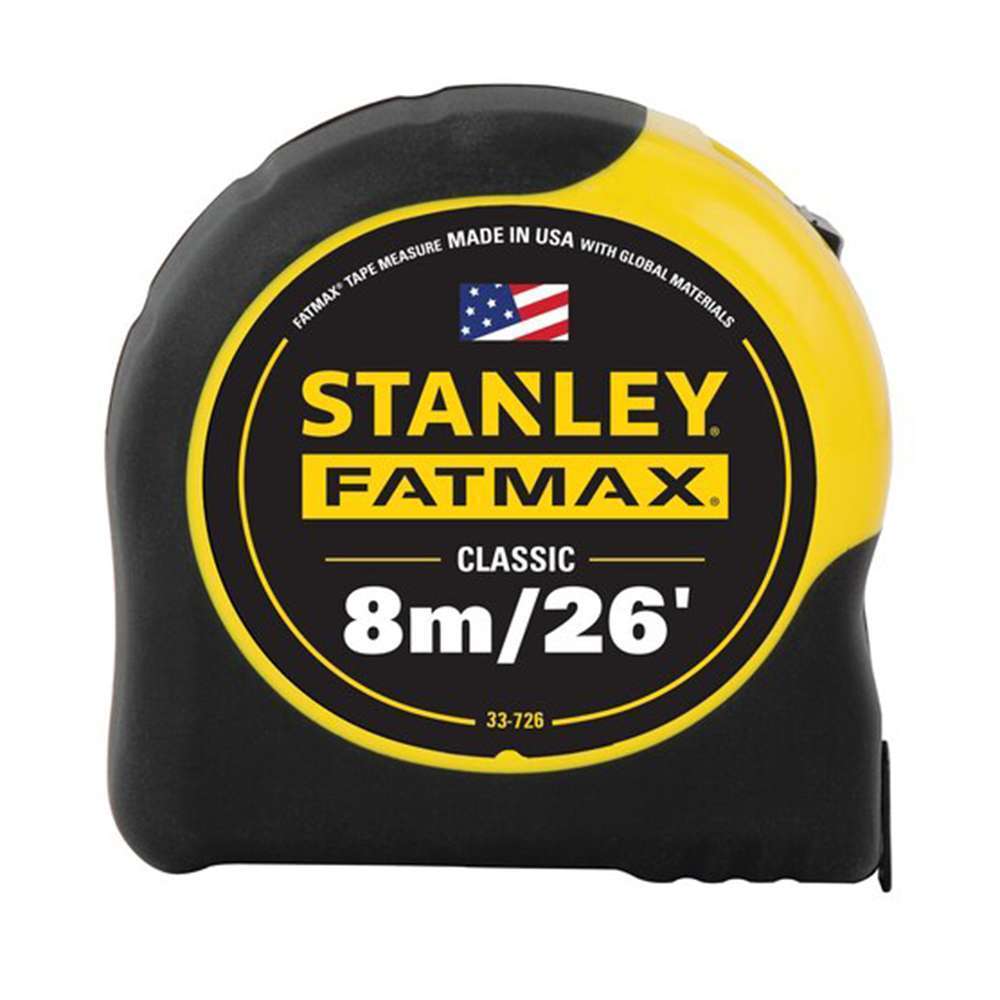 Stanley Tylon 8m Stainless Steel Measuring Tape 1