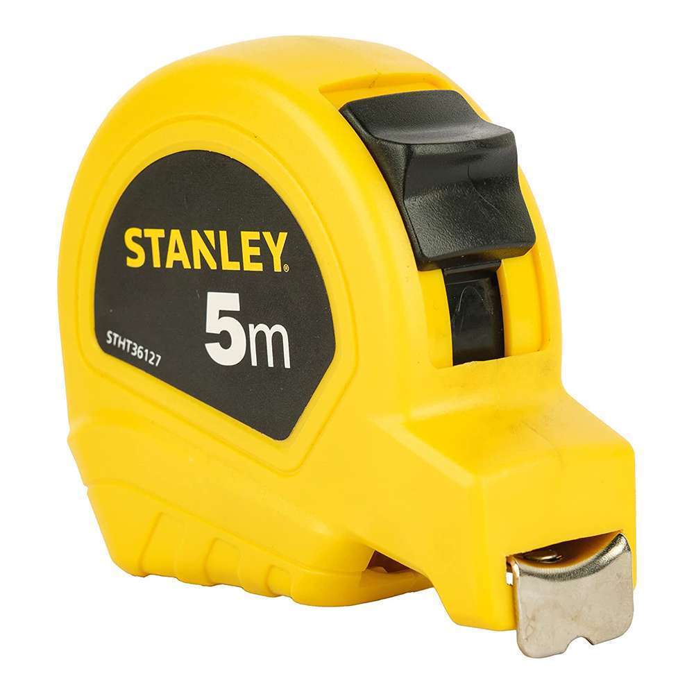 Stanley STHT36127-812 19mm 5m Yellow Short Measuring Tape 1