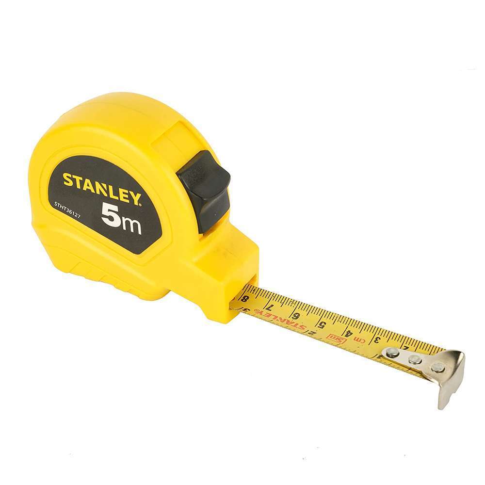 Stanley STHT36127-812 19mm 5m Yellow Short Measuring Tape 0