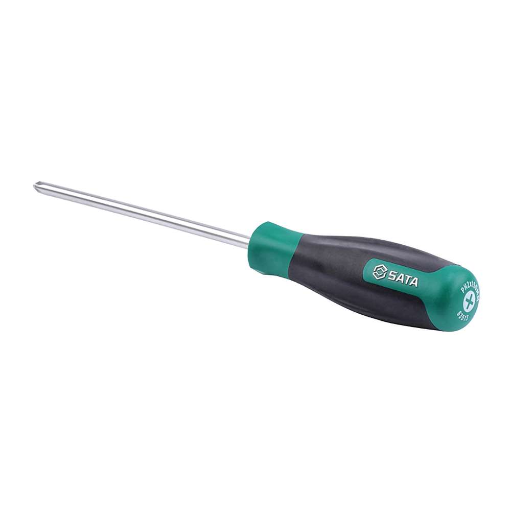 SATA GL63514 2 x 200mm Cushion Grip Phillips Screwdriver 0
