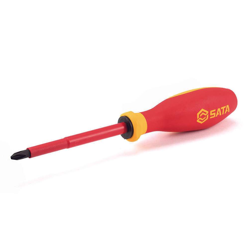 SATA ST61211SC G-Series Phillips 0 x 60mm VDE Insulated Screwdriver 0