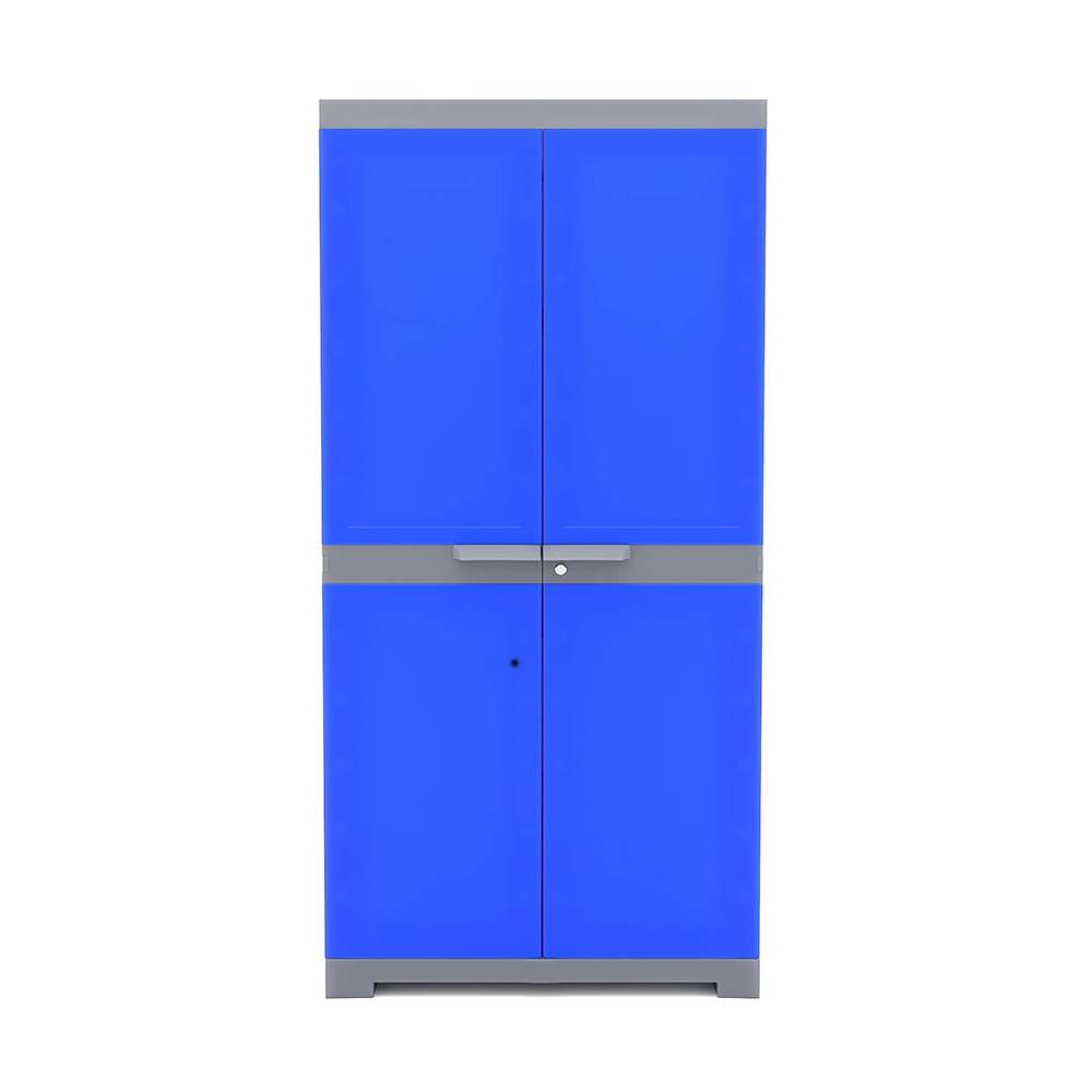 Nilkamal Freedom Mini Medium Cabinet Deep Blue And Grey - Fmm 0