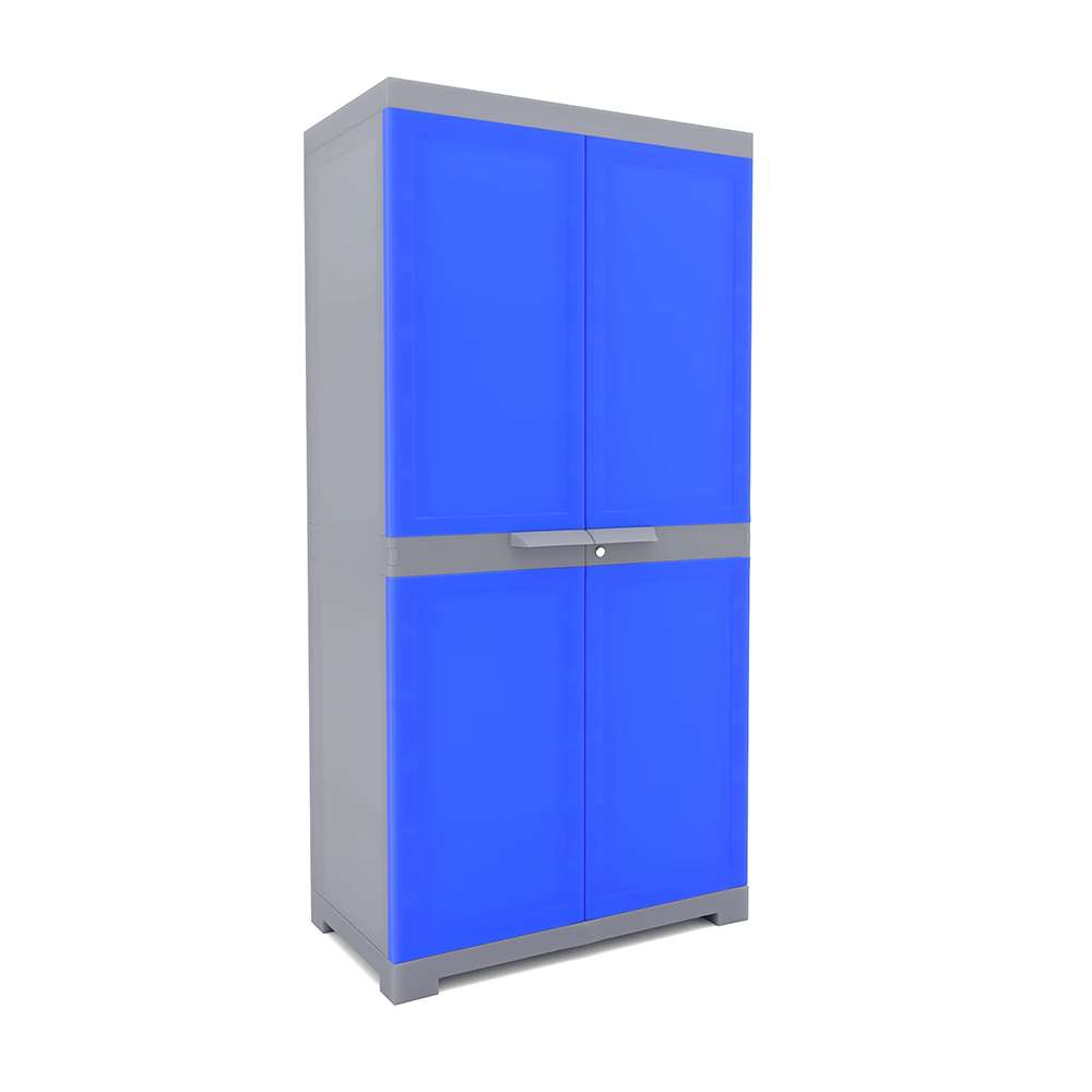 Nilkamal Freedom Mini Medium Cabinet Deep Blue And Grey - Fmm 1