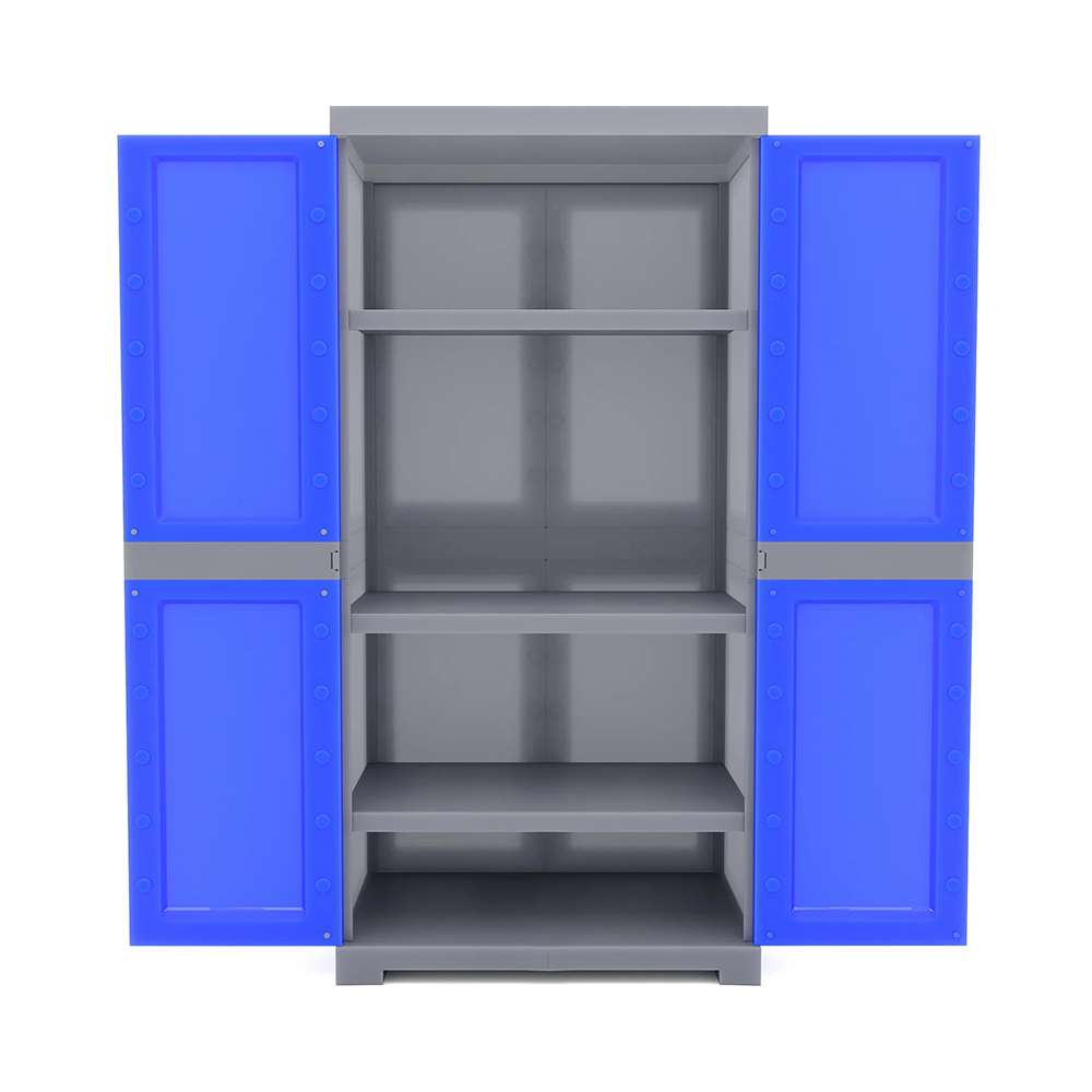 Nilkamal Freedom Mini Medium Cabinet Deep Blue And Grey - Fmm 2