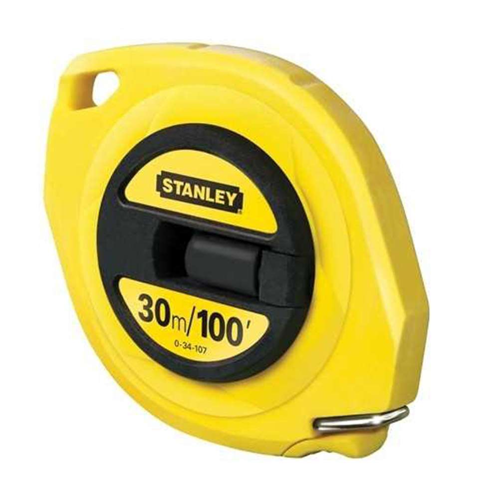 Stanley STHT34107-8 30m Yellow Stainless Steel Long Tape 0