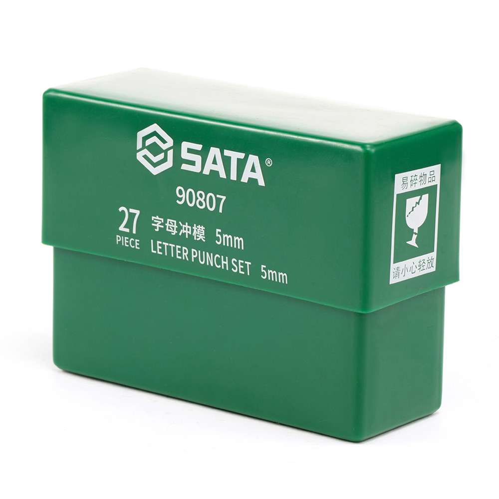 SATA ST90809 27-Piece 8mm Letter Punch Set 4