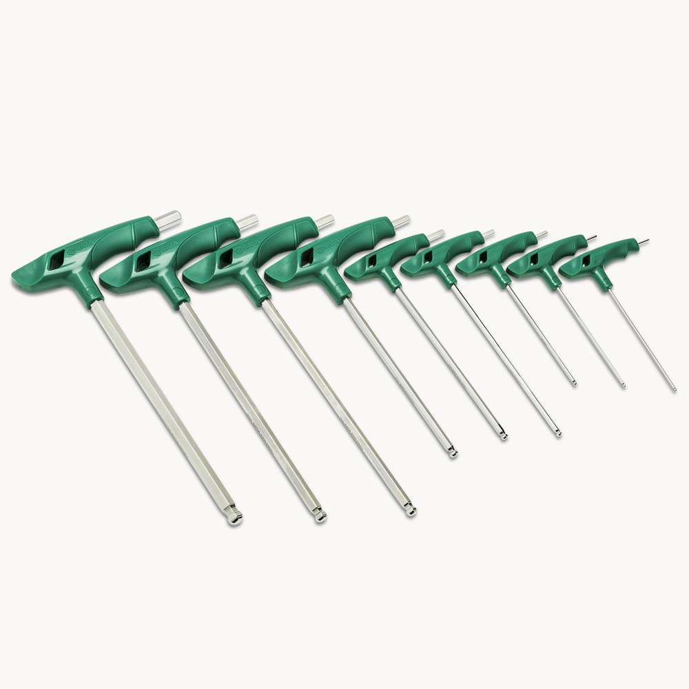SATA ST09117 9-Piece T-Handle Ball Point Hex Key Set 2
