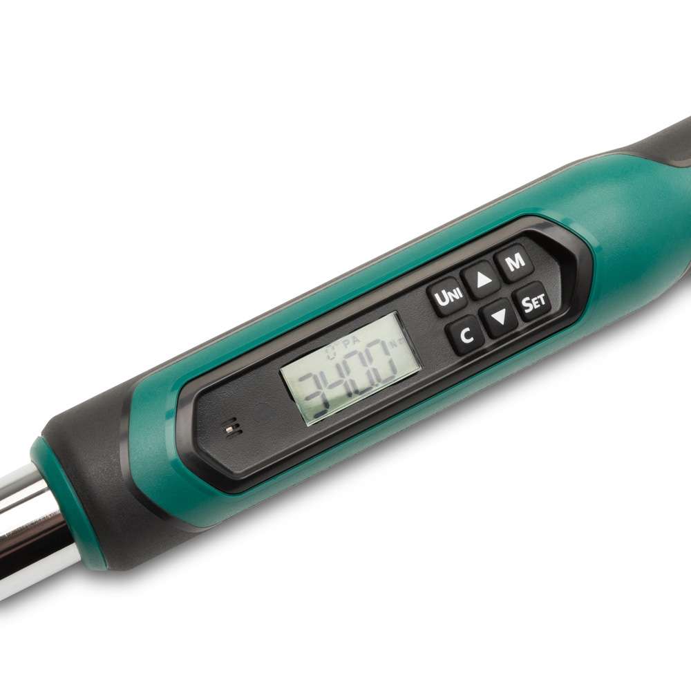 SATA ST96535 1/2" Drive Electronic Torque Wrench with Angle Function 34-340nm 4