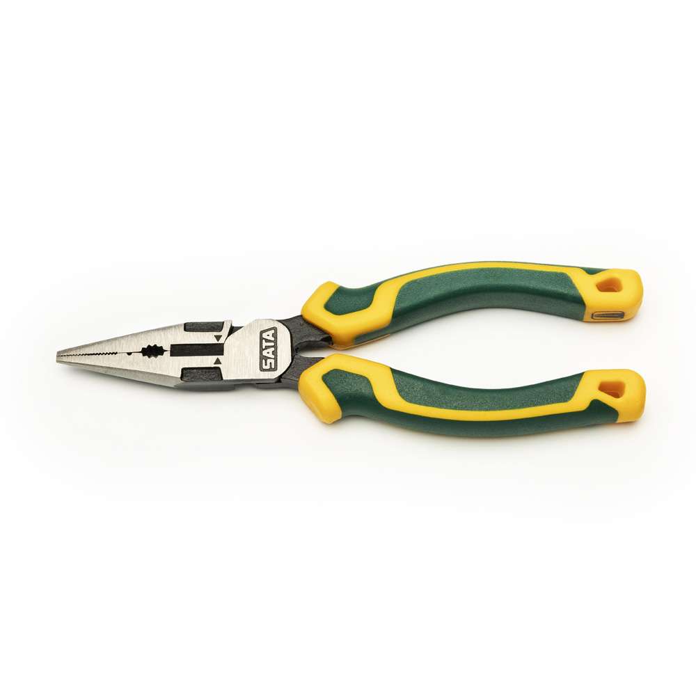 كماشة ساتا ذات الأنف الطويل ذات قوة عالية قياس (ST70121D) موديل (6") 0