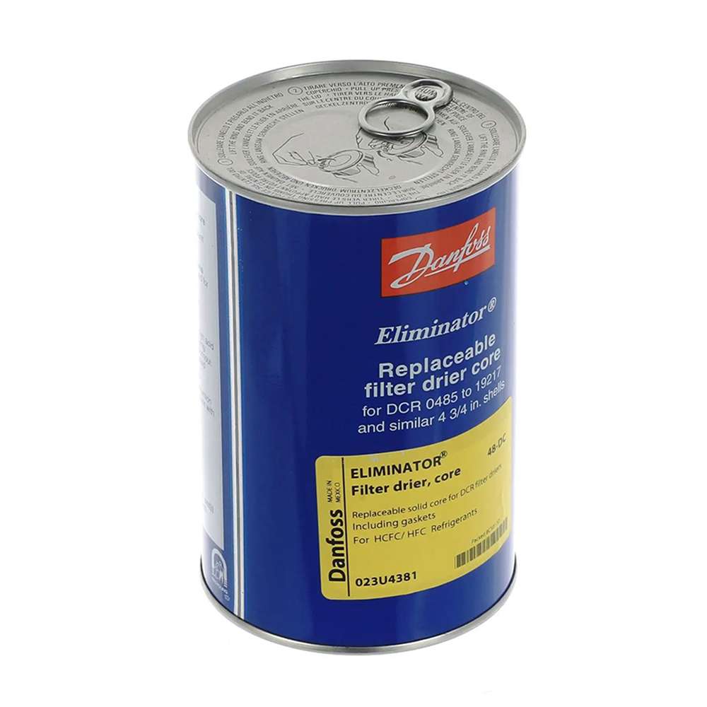 Danfoss Refrigeration Drier Core, Highmoisture Capacity, Replaceable Core