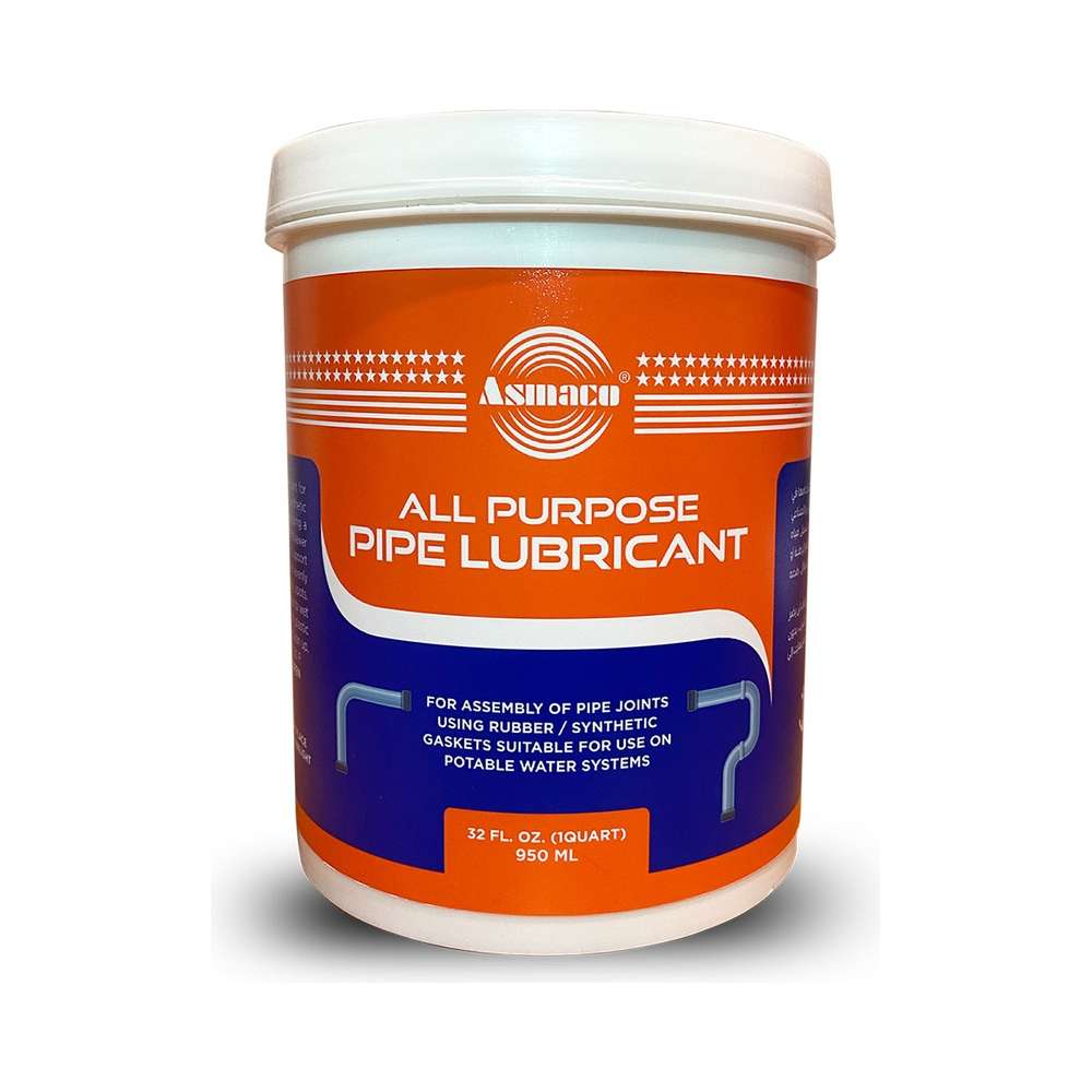 Asmaco Pipe Joint Lubricant 1kg for PVC Pipe Assembly and Jointing