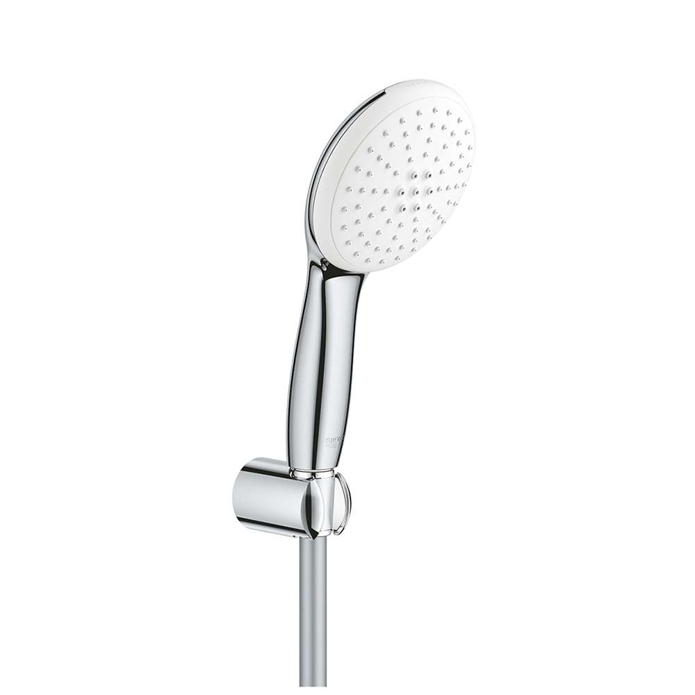 Grohe Shower Head with Hose 2780330E, EcoJoy Flow, Chrome Finish, Anti-Lime Nozzles