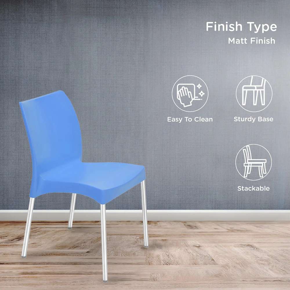 Nilkamal Novella 07 Premium Chair - Blue 8