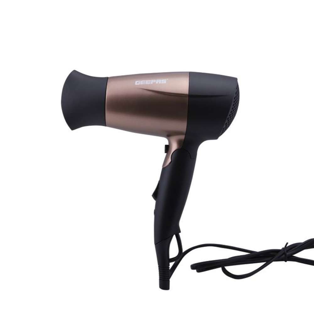 Geepas Mini Electric Hair DryerDual Speed & Dual Temperature Settings Cool Shot Function1600W 0