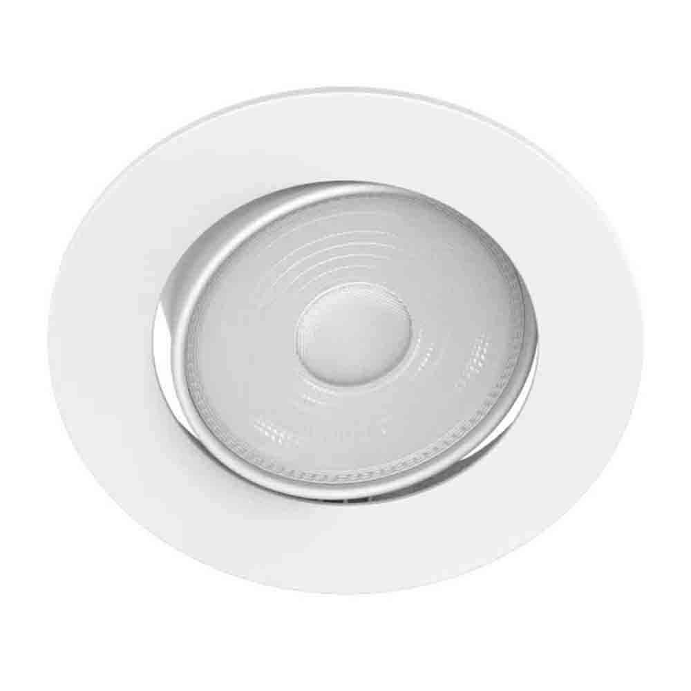 Philips SL190 RD 90mm MB 9W 2700K Recessed LED Spotlight - White 0