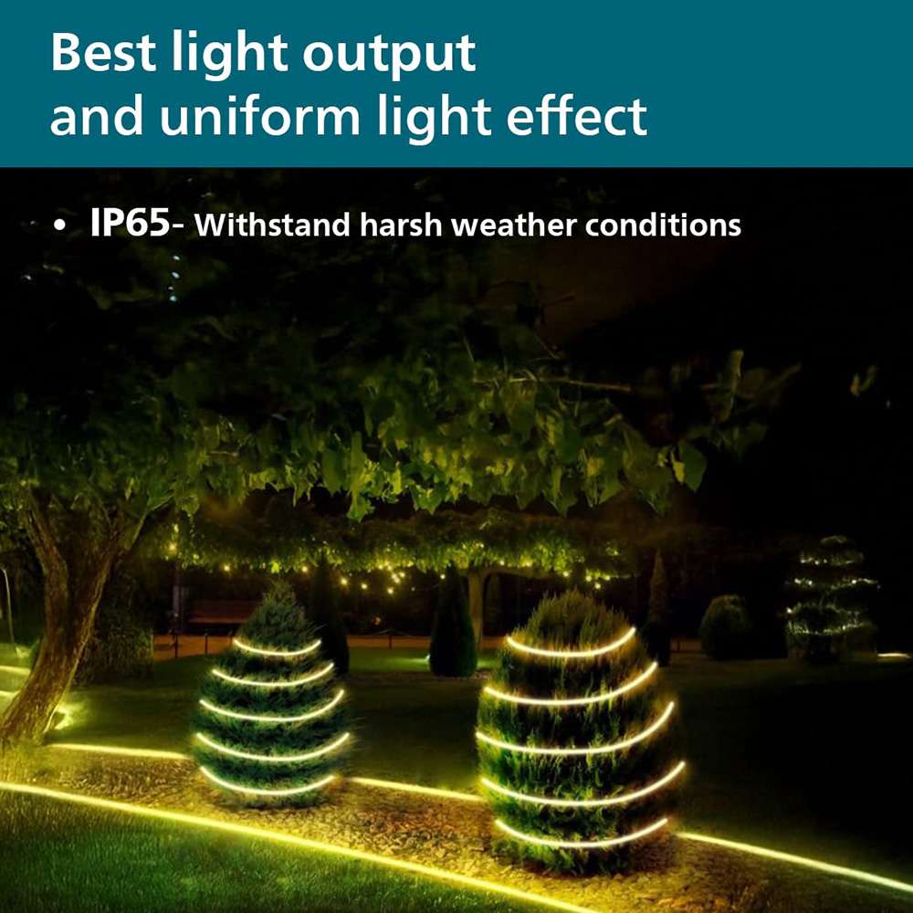 Philips Marathon Ultra Yellow Rope Light 120 LED 50m - Warm White 3
