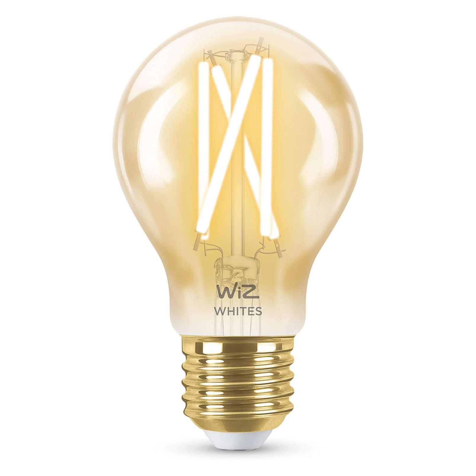 WiZ Smart Wi-Fi & BLE LED Bulb A60 E27 50W 920-5000K Amber – 1 Pack 1