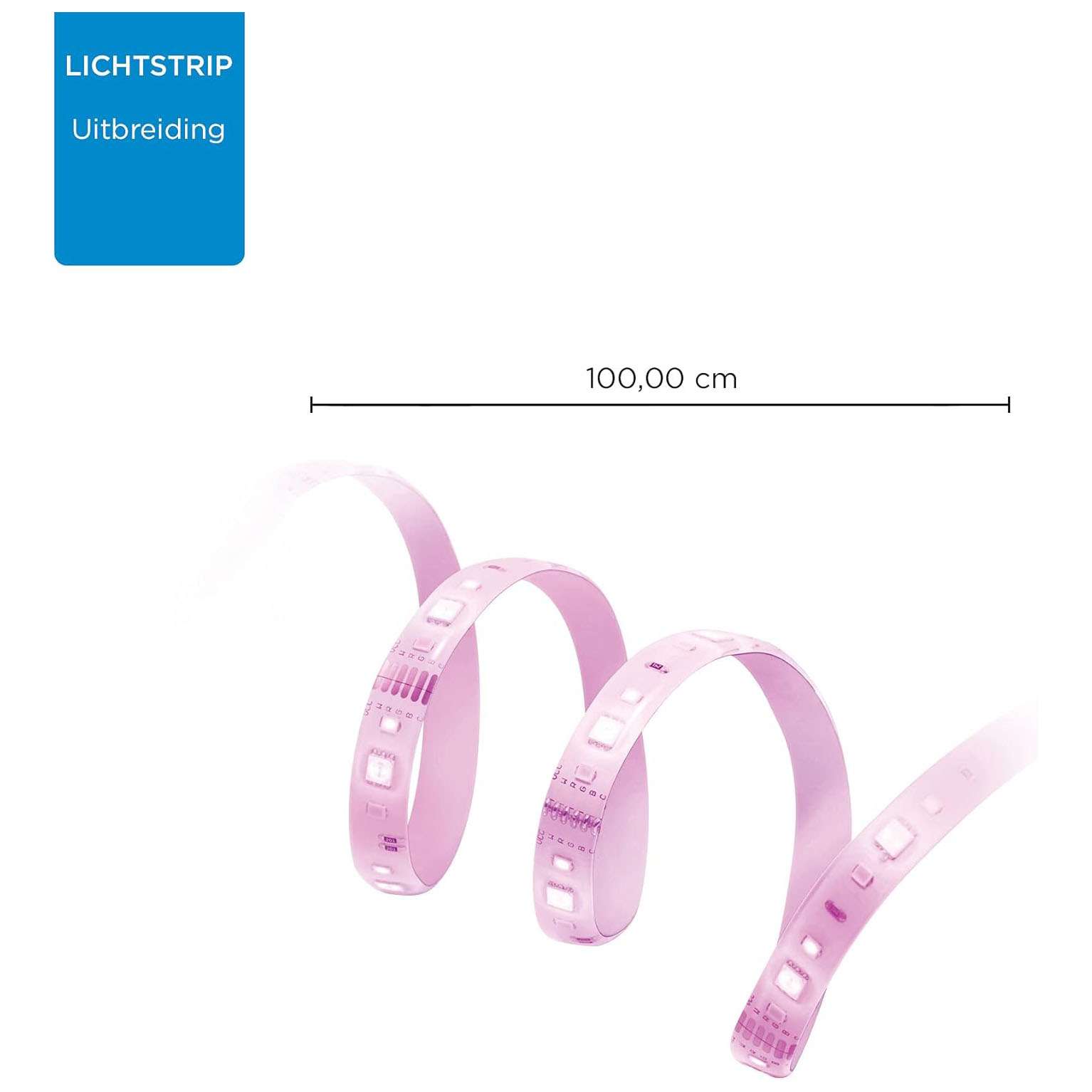 WiZ Smart Wi-Fi & BLE LED Strip Light 1M 880lm Extension – EU Plug 2