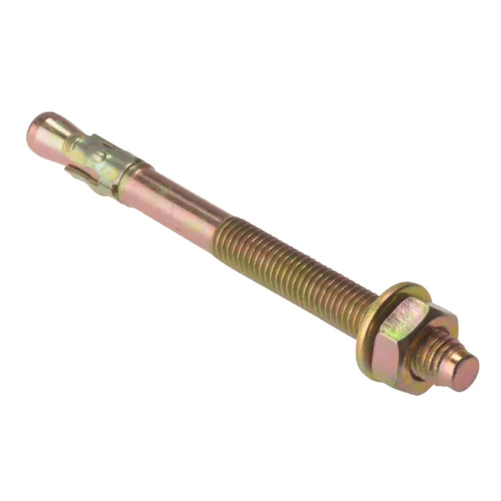 M8 x 100mm Through Bolt Yellow Plated - Per Pcs 0