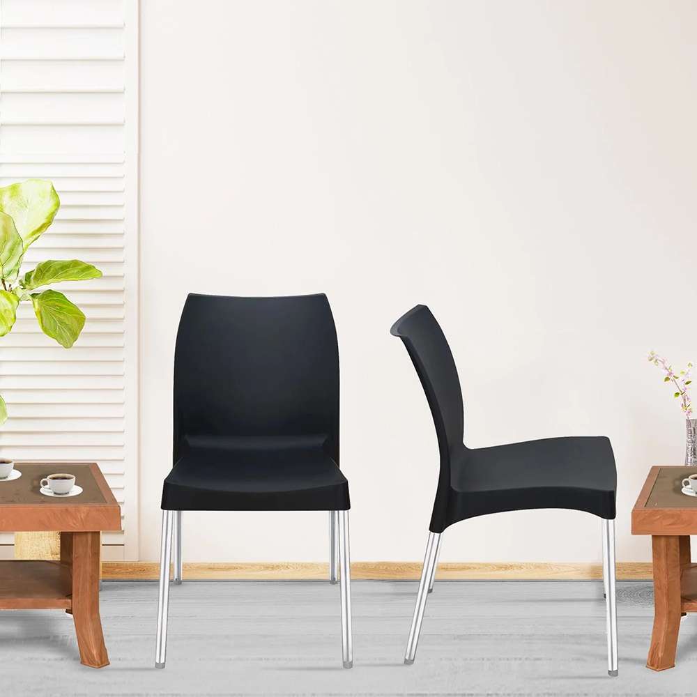 Nilkamal Novella 07 Premium Chair - Black 1