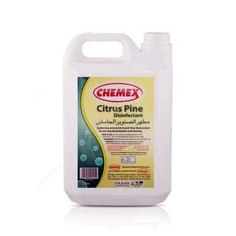 Chemex Citrus Pine Disinfectant Cleaner 5 Litre 4 Pcs/Pack 0