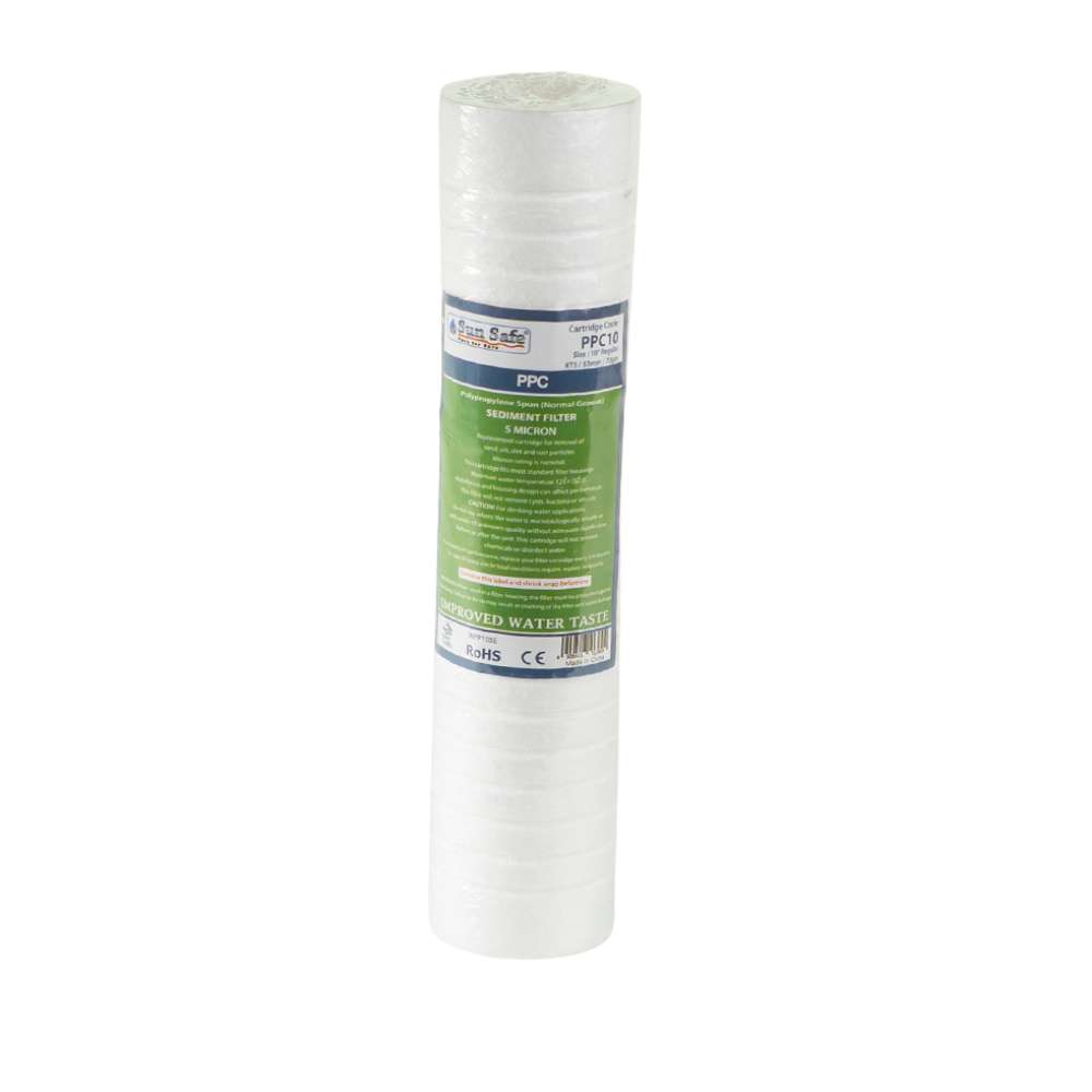 Sun Safe 5 Micron Polypropylene Spun Water Filter Cartridge 0