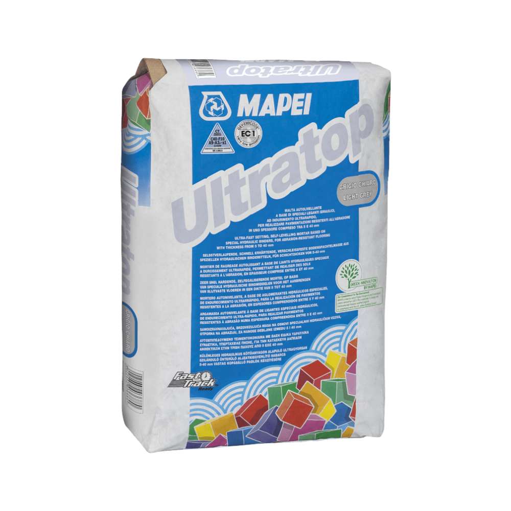 Mapei Ultratop, 25Kg, Used for Bright White Self-Levelling Floors in Showrooms, Galleries and Retail Spaces - White 0