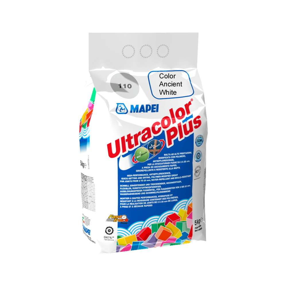 Mapei Ultracolor Plus 123 Ancient White, Alu 4 X 5Kg 0