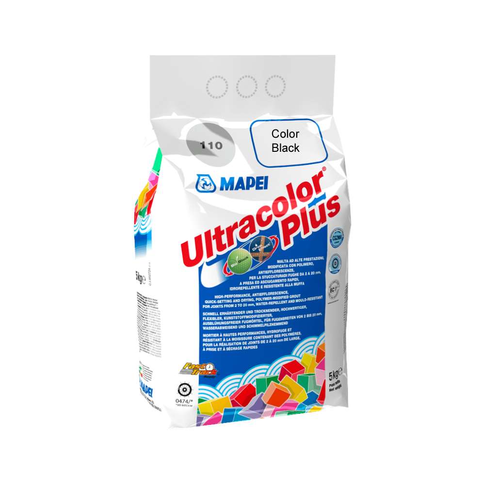Mapei Ultracolor Plus 120 Black, Alu Box 4 X 5Kg 0