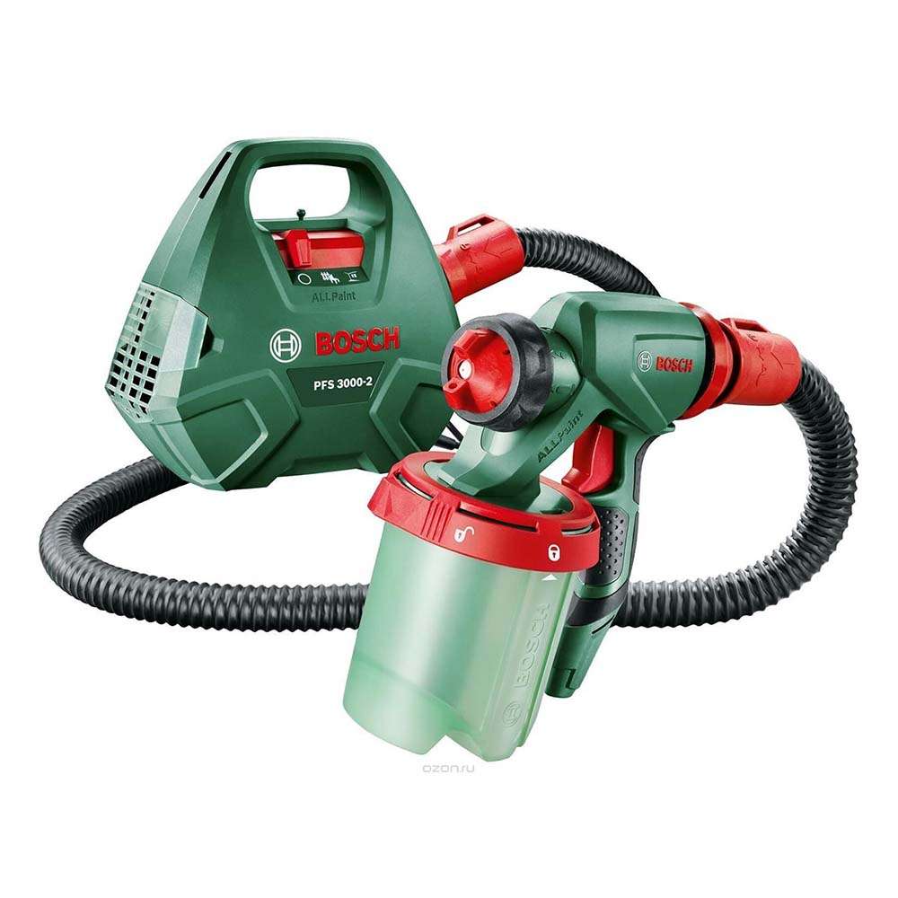مجموعة رش الطلاء بوش (PFS 3000-2) استطاعة (650W) يعمل بكهرباء (220V) موديل (603207170) 0