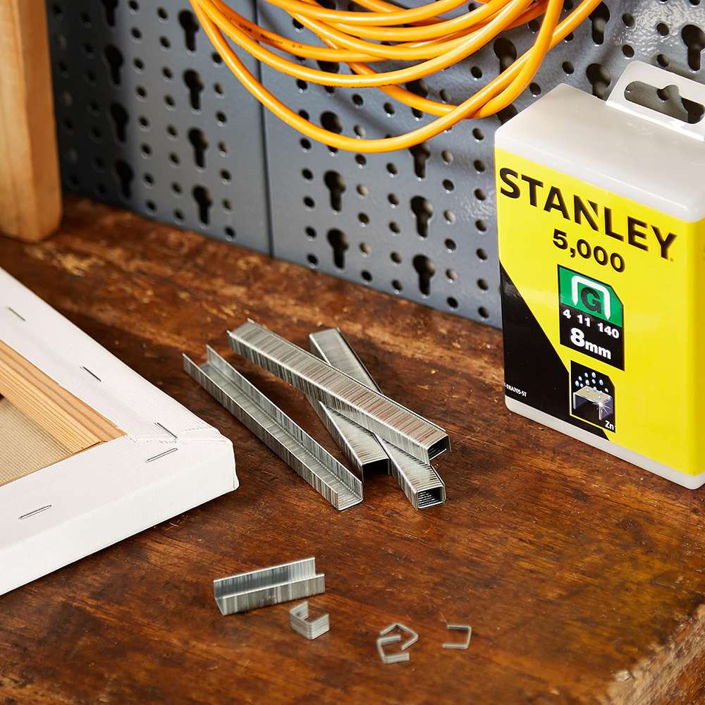 Stanley 1-TRA705T 8mm Heavy-Duty Staples with Crown 11.4mm - 1000 Psc/Pack 3