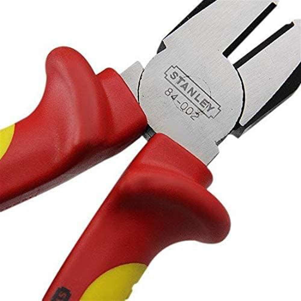 Stanley 0-84-002 200mm VDE Combination Pliers - Red/Yellow 3