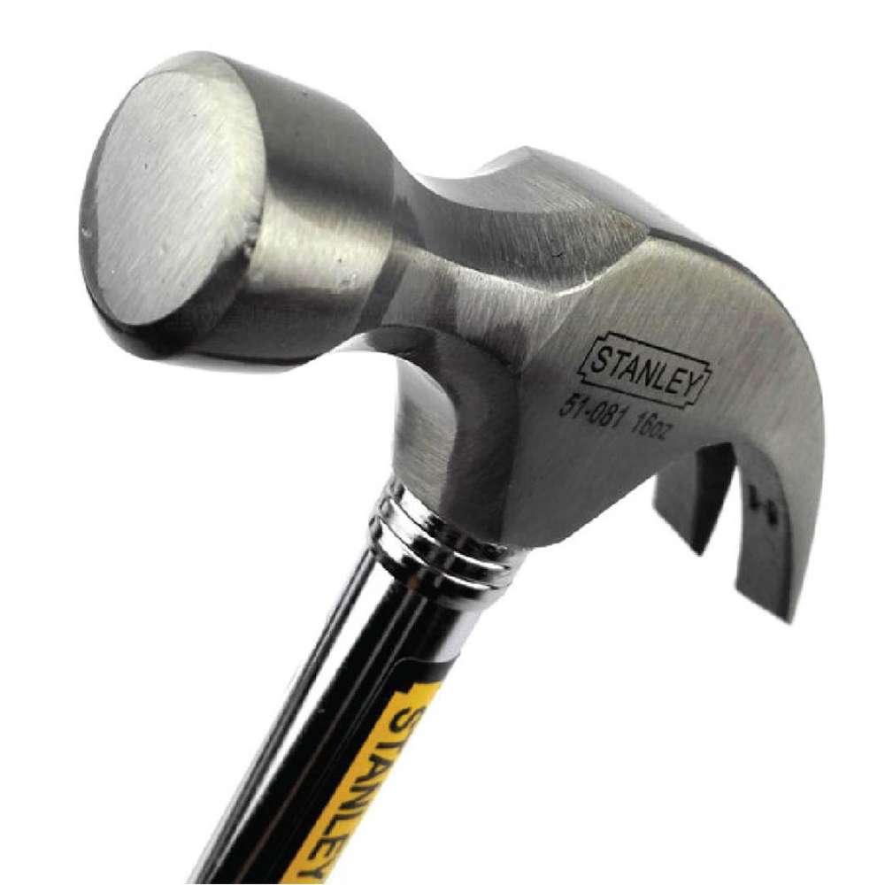 Stanley 51-081 Steel Jacketed Handle Hammer with 335mm Length - Black/Silver 2