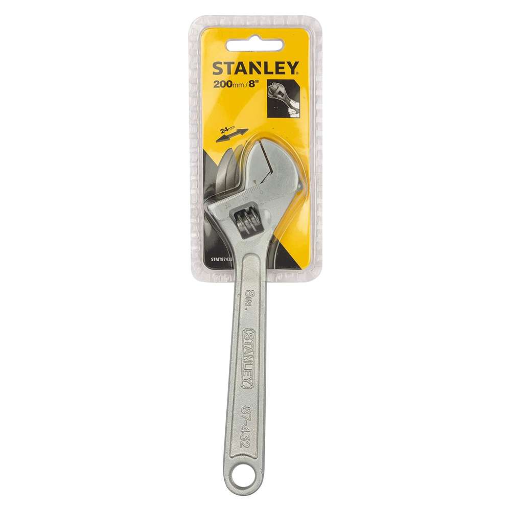 Stanley ‎STMT87432-8 200mm Adjustable Wrench Steel Body 2