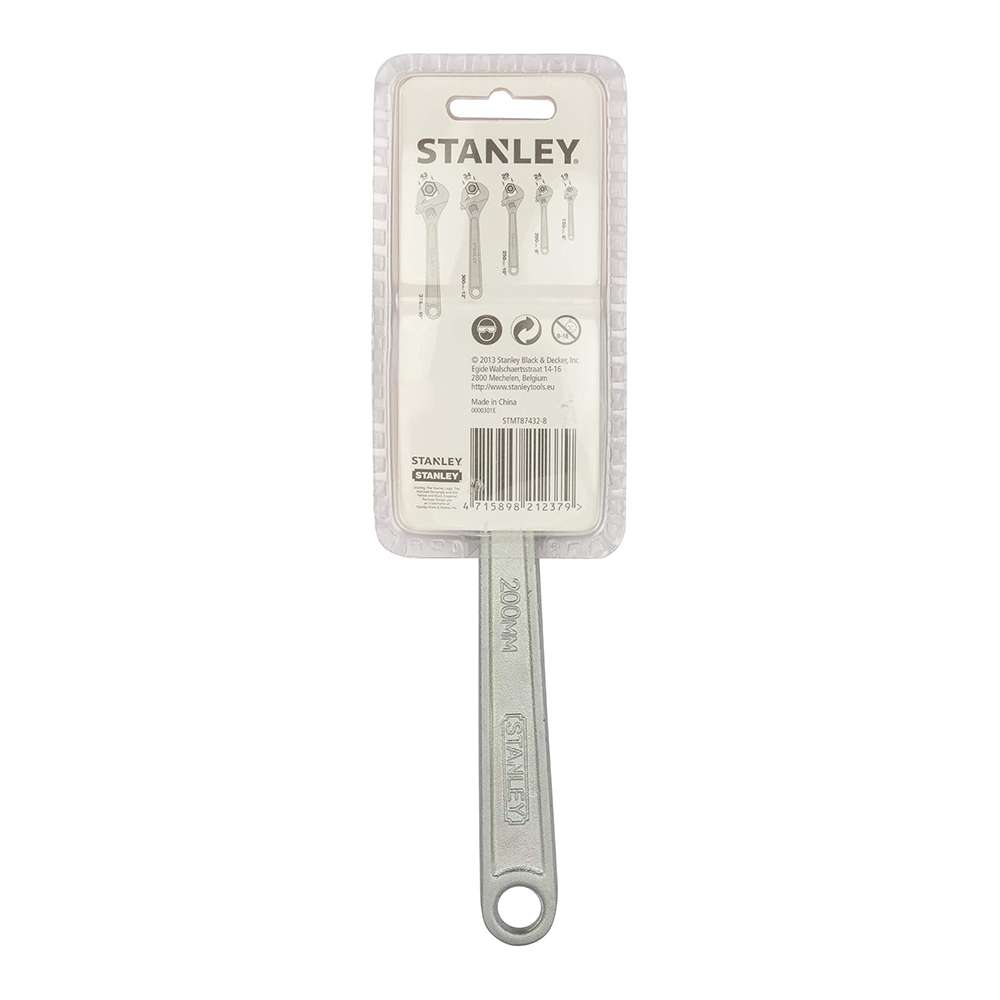 Stanley ‎STMT87432-8 200mm Adjustable Wrench Steel Body 3