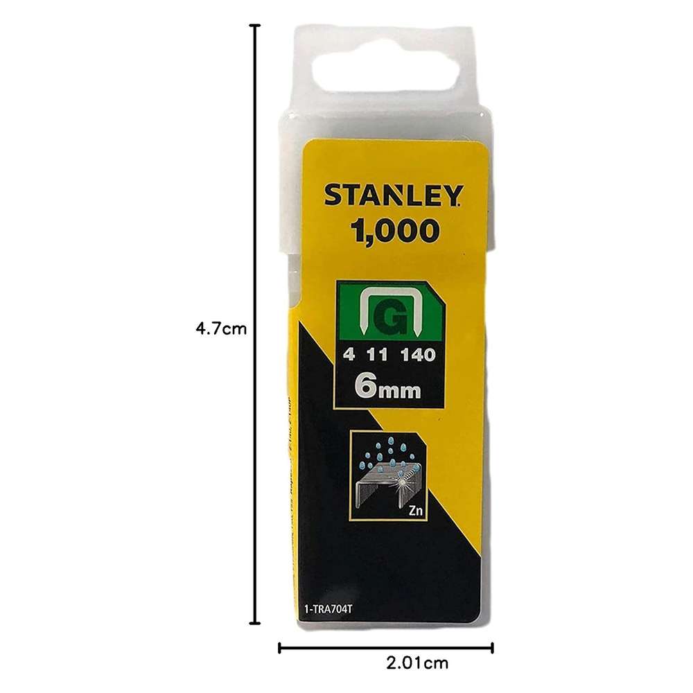 Stanley 1-TRA704T 6mm Type-G Staples - 1000 Pack 2