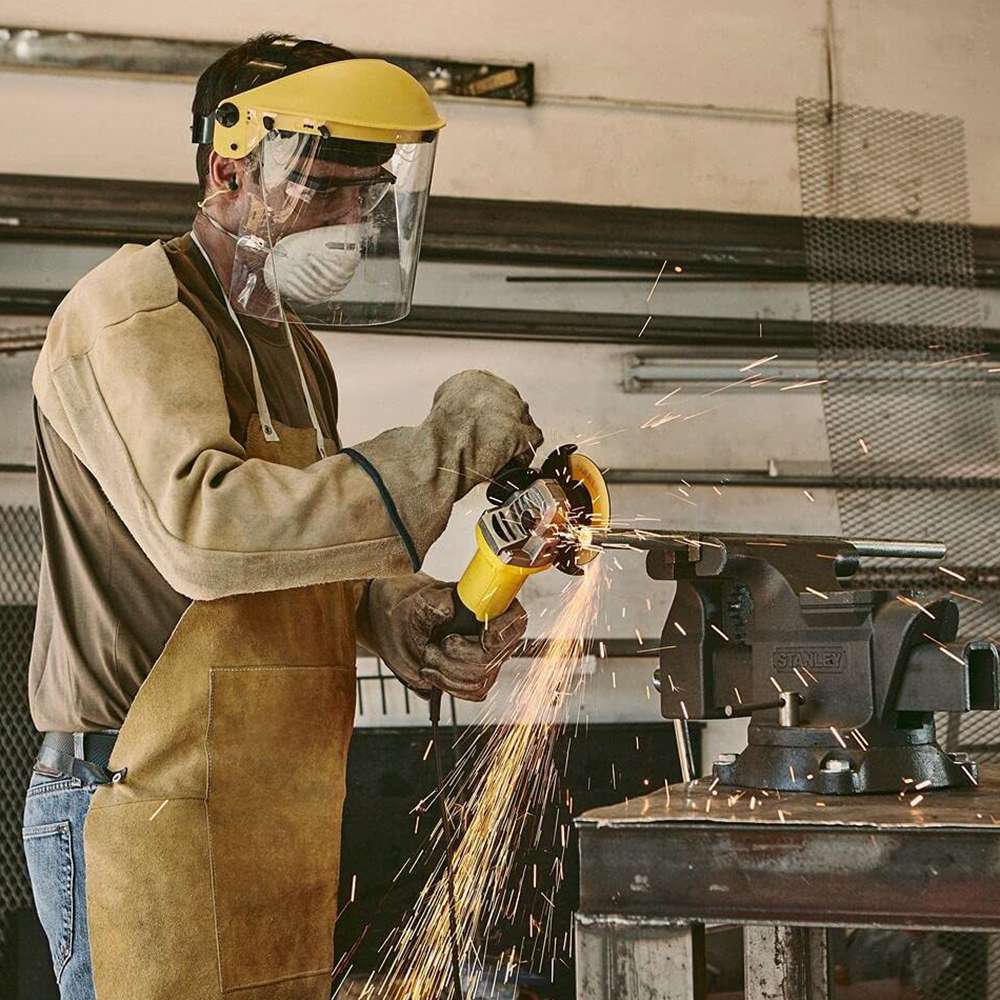Stanley SG7115-B5 750W 115mm Small Angle Grinder - Yellow/Black 7