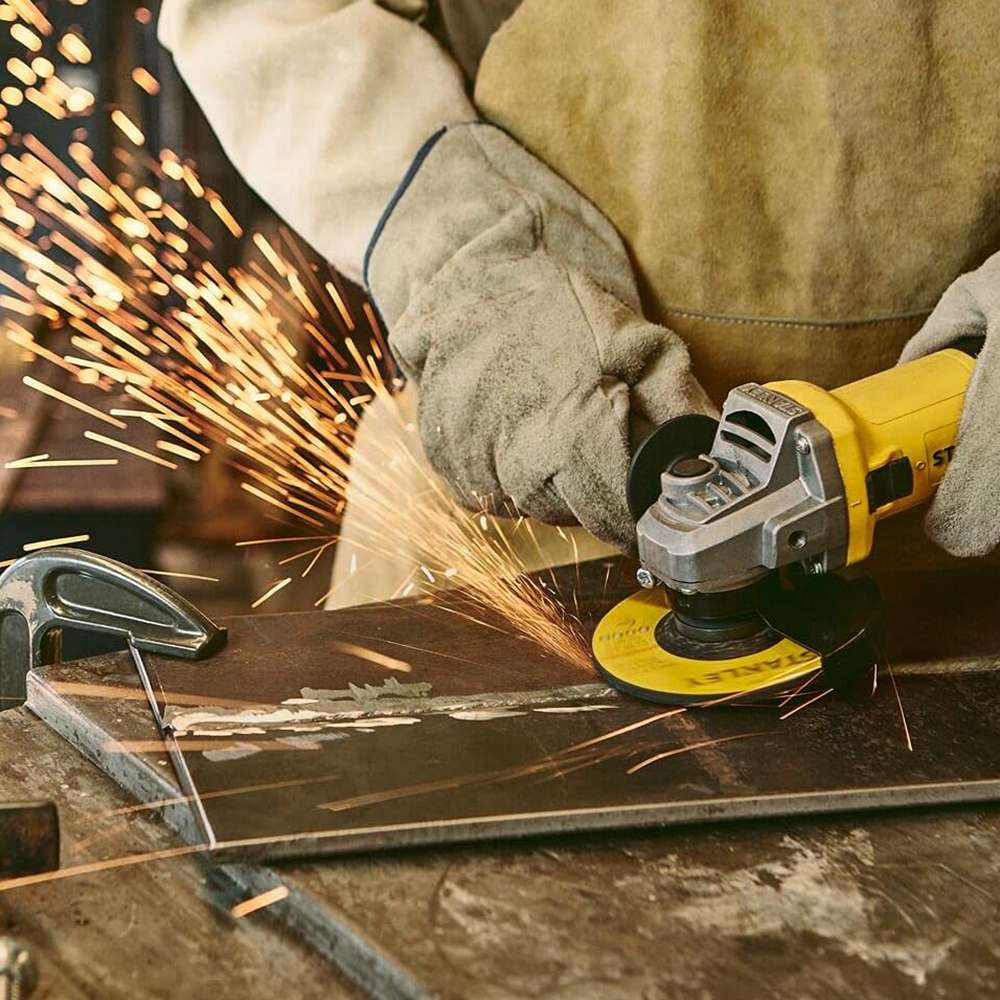 Stanley SG7115-B5 750W 115mm Small Angle Grinder - Yellow/Black 10