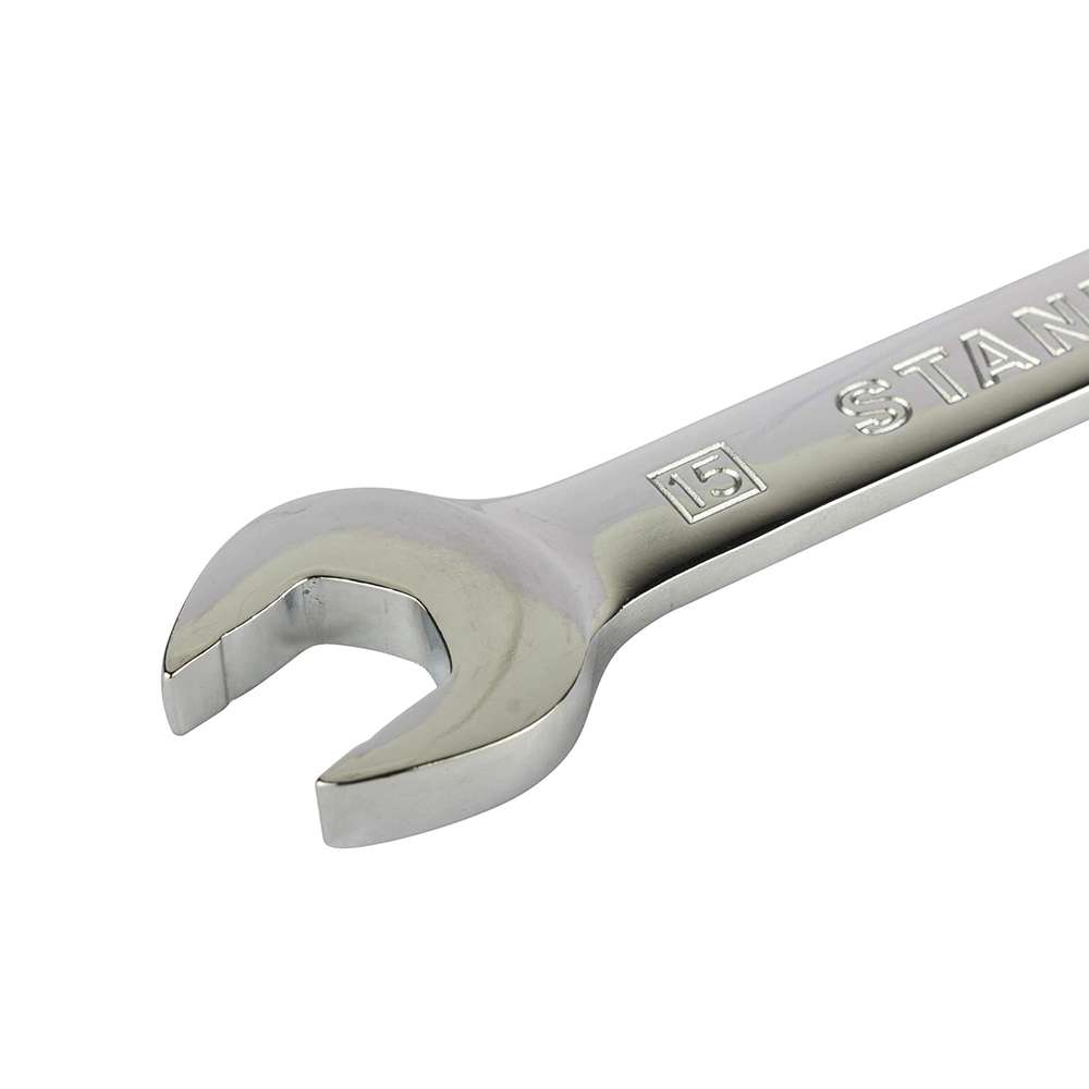 Stanley STMT89940-8B-12 15mm Reversible Ratcheting Spanner Silver 1