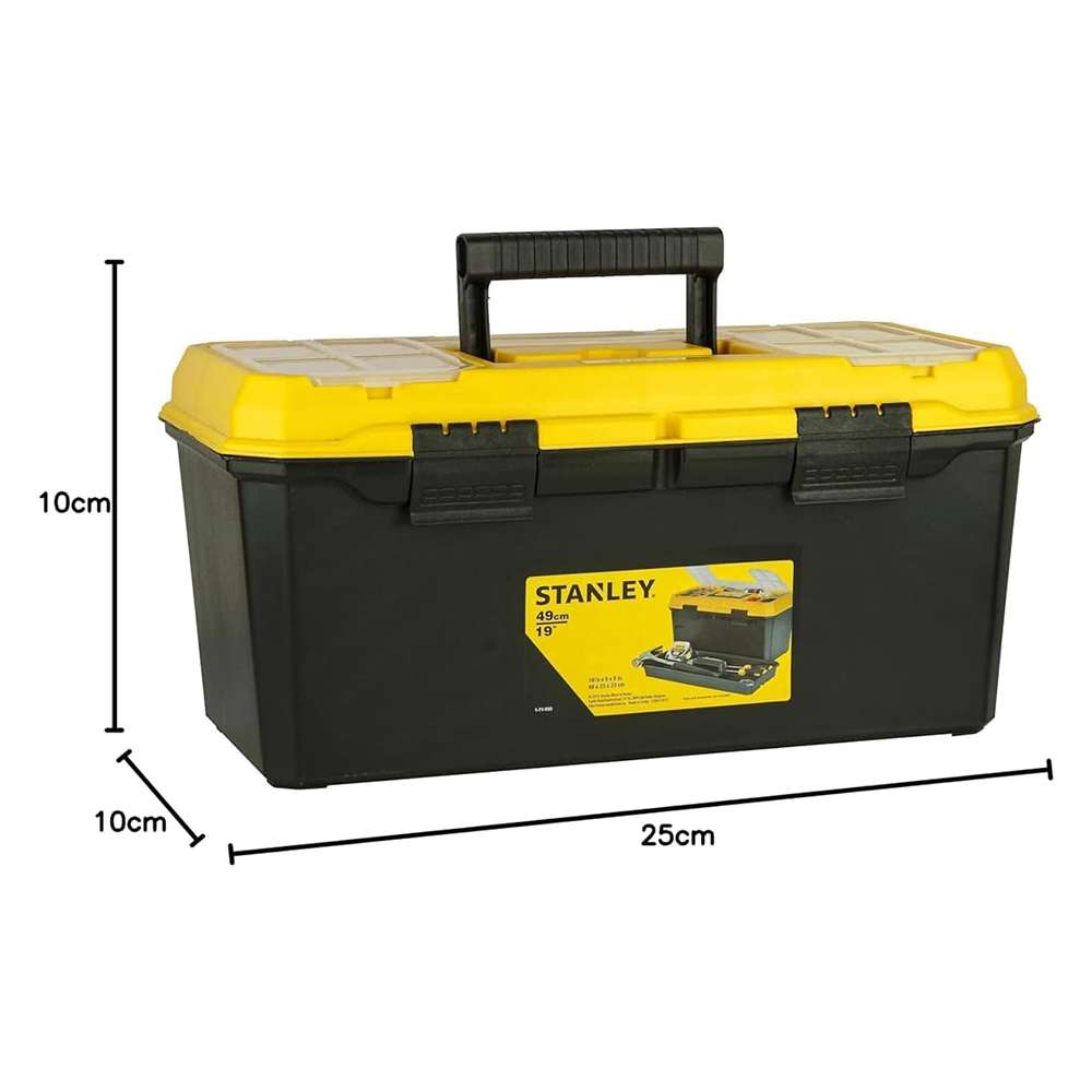 Stanley 1-71-950 19" Plastic Multiple Compartsment Tool Box 8