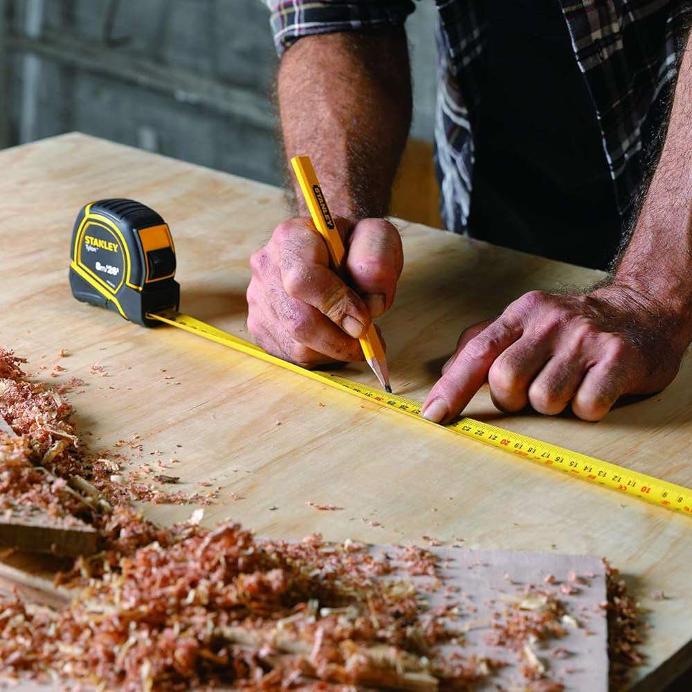 Stanley STHT36195 8m/26ft 25mm Tylon Tape Measure - Yellow/Black 2