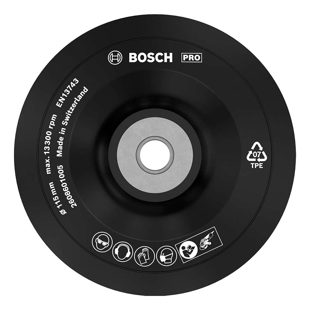 Bosch 2608601005 115mm 13300 RPM Backing Pad 0