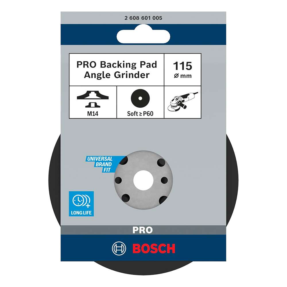 Bosch 2608601005 115mm 13300 RPM Backing Pad 4
