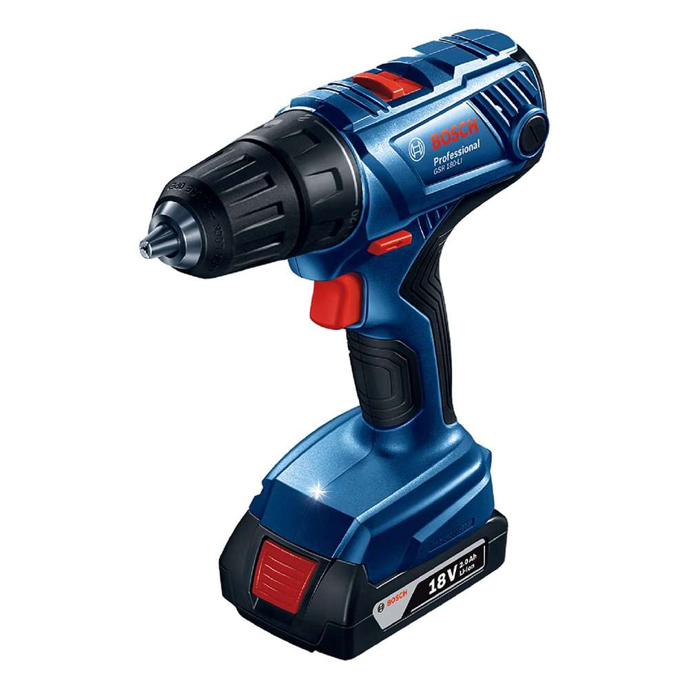 Bosch GSR 180 18V Li-ion Cordless Screwdriver with Battery 1