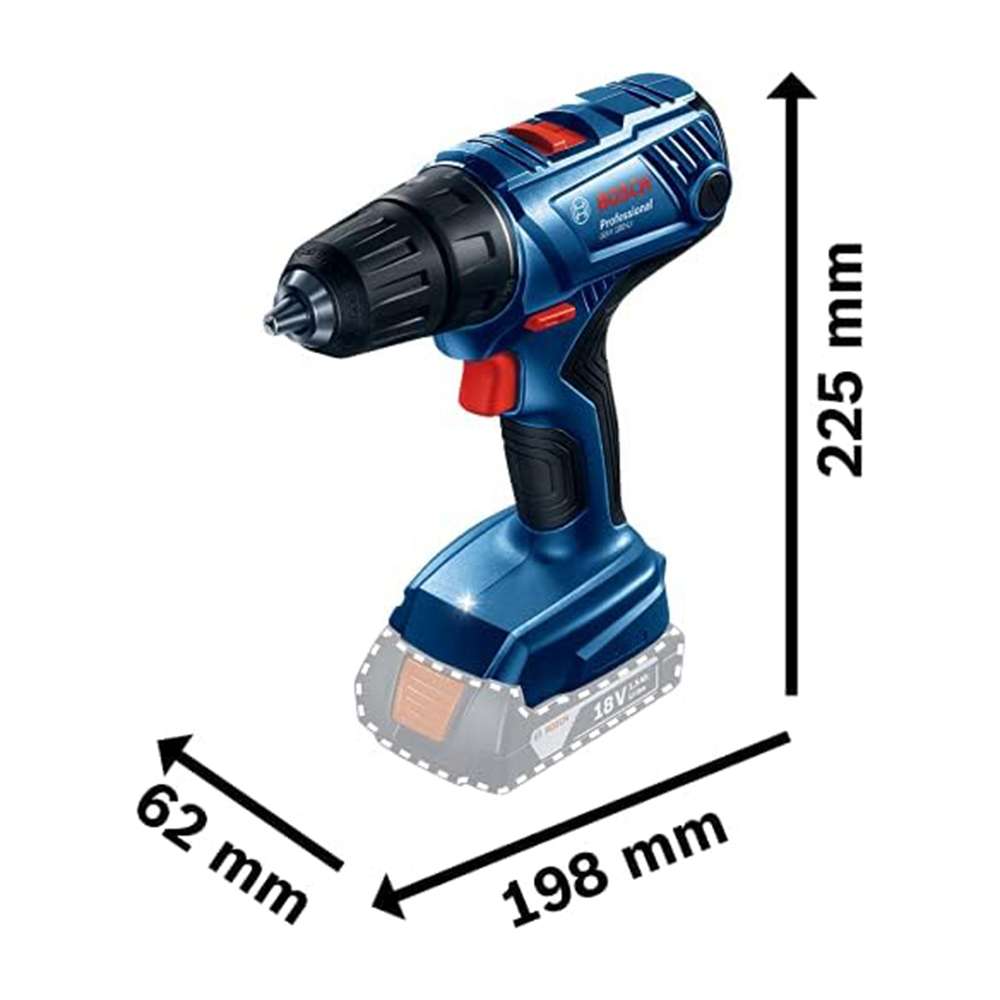 Bosch GSR 180 18V Li-ion Cordless Screwdriver with Battery 3