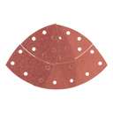 Bosch 2609256A67 Home and Garden Sanding Sheet 10 Pcs Set for Multi-Sanders - Brown 0